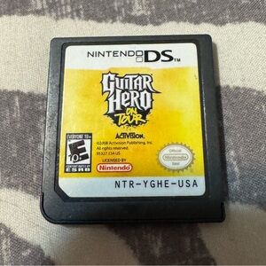Guitar hero DS game